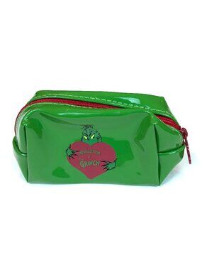 The Grinch x Makeup Revolution Cosmetics Mini Cosmetic Bag. New without tags
